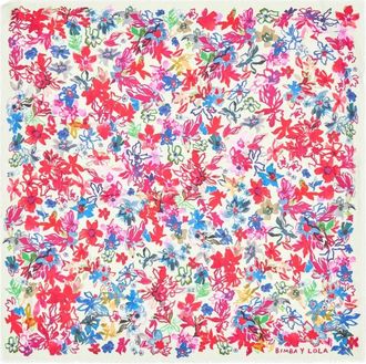 Bimba & Lola Foulard a fiori - Rosa