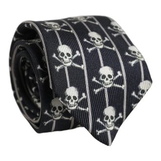 Dolce & Gabbana Stropdas - Heren - Accessoires - Zwart - Maat: ONE Size Zijde