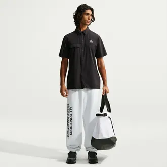 Nike Mens Nike ACG Tuff Fleece Dri-FIT Pants in White | IU8172-121