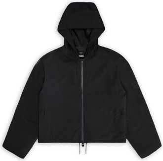 Rains Suva Hardshell Short String W Jacket Regenjacke für Damen | schwarz