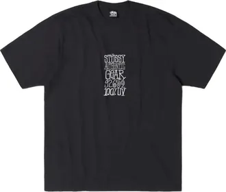 St&uuml;ssy graphic T-shirt - men - Cotton - S - Black