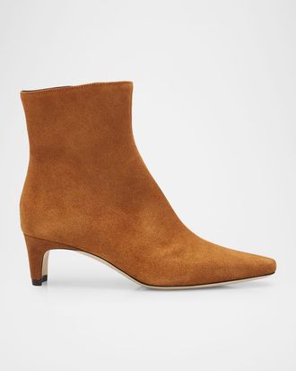 Staud Wally Suede Ankle Boots