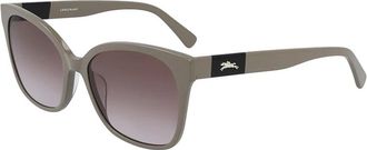 Longchamp Stijlvolle zonnebril - Dames - Zonnebrillen - Grijs - 55 MM - Accessoires