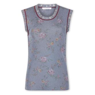 Paco Rabanne Dames, Tops, Blauw, Maat: XS Viscose