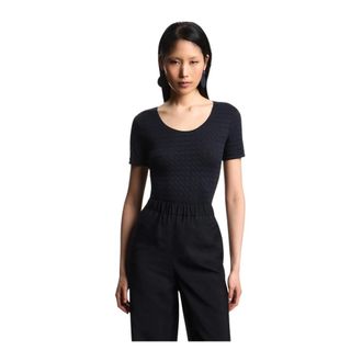 Emporio Armani Truien & Vesten, Dames, Blauw, M, Nylon, Trui