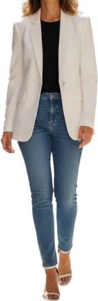 Favorite Daughter One Button Blazer In Ivory