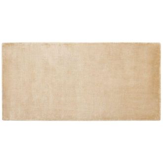 Beliani Beliani - Modern Handmade Golden Living Room Home Office Area Rug 80 x 150 cm Gesi ii