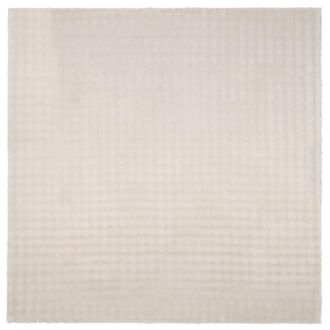vidaXL Alfombras De &Aacute;rea Cuadrado Sirolo Beige 120 X 120 Cm Poli&eacute;ster Vidaxl