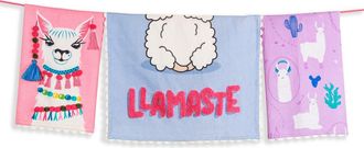 Tiramisu The Llamaste Artisan Set of 3 Cotton Kitchen Towels in Pink/Blue/White at Nordstrom Rack
