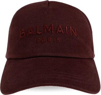 Balmain Pet met klep - Dames - Petten - Rood - ONE Size - Katoen - Accessoires