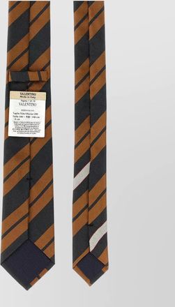 Valentino Garavani silk regimental stripe tie