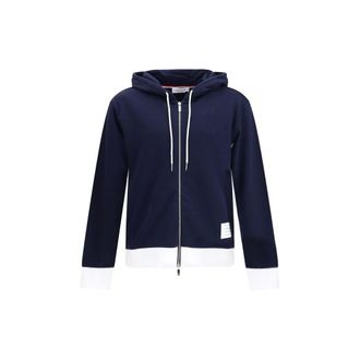 Thom Browne Blue Cotton Mens Sweatshirt