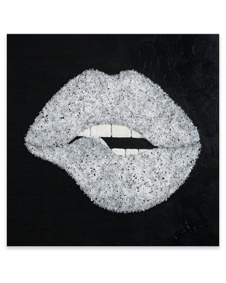 iCanvas Icanvas Mirror Lips Print On Acrylic Glass By Alla Grande