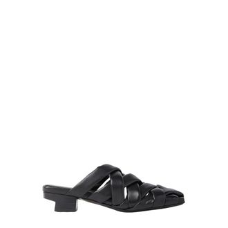Mars&egrave;ll Heeled Mules - Dames - Muiltjes - Zwart - 41 EU - Leer - Schoenen