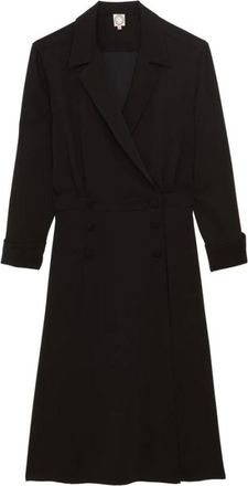 Ines De La Fressange Namo Wrap Dress - - Dresses - Donna - Nero - M