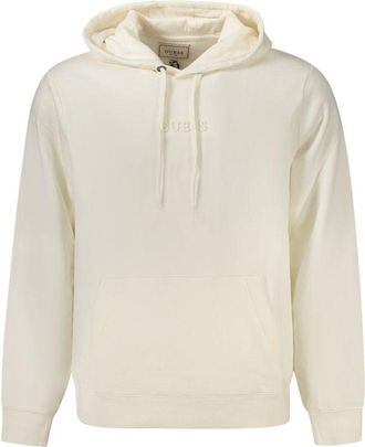 Guess Bianco Katoenen Heren Hoodie