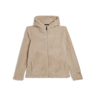 Freddy Felpa in pile sherpa con cappuccio e zip