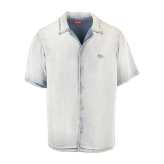 Diesel Denim Shirts, male, Blue, Size: XL D-Nabil FSI Shirt
