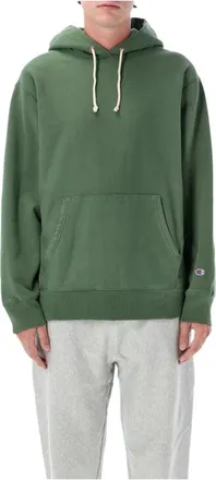 Champion Hoodies & sweatvesten, Heren, Groen, L, Katoen, Hoodie Patch