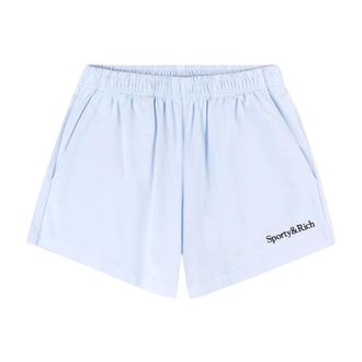 Sporty & Rich Dames, Korte broeken, Blauw, Maat: M