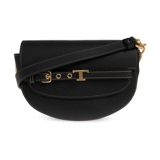 Tod's Dames, Tassen, Zwart, Maat: ONE Size Leer