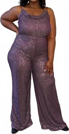 Identity Group Era Jumpsuit In Violet