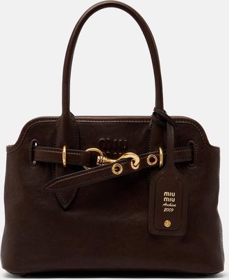 Miu Miu Borsa a spalla Aventure Small in pelle