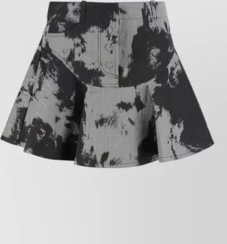 Fendi denim full skirt