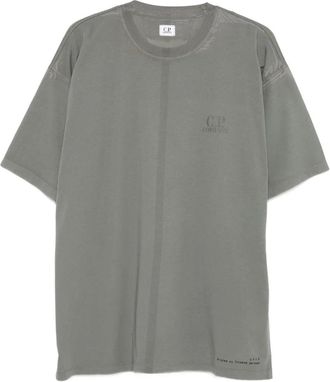 C.P. Company Gedrukte Korte Mouw Jersey T-Shirts - Heren - T-shirts - Grijs - 2XL - Tops
