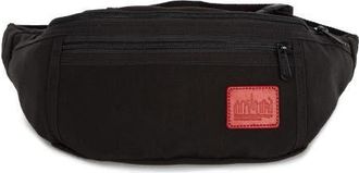 Manhattan Portage Waxed Nylon Alleycat Belt Bag in Black at Nordstrom