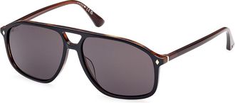 Web Eyewear Web WE0338 05A Mens Sunglasses Black Size 59