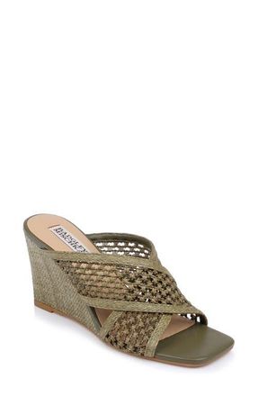 Badgley Mischka Xandria Wedge Sandal in Olive at Nordstrom, Size 8.5