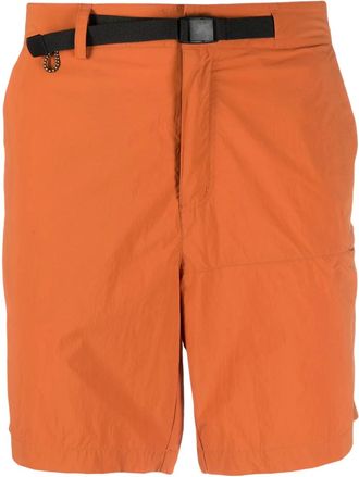 K-Way belted nylon shorts - men - Nylon - S - Orange