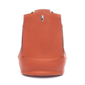 Herm&egrave;s Brown Leather Backpack (Pre-Owned)