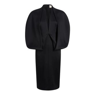 Khaite Dames, Jurken, Zwart, Maat: 2XS Satijn
