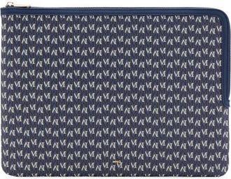 Mango Monogram Logo Laptop Case in Navy at Nordstrom