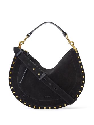 Isabel Marant Black Oskan Soft Crescent Shoulder Bag