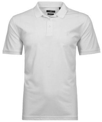Ragman Poloshirt RAGMAN, Herren, Gr. XL, weiss (wei&szlig;), 70% Baumwolle 30% Polyester, regular fit, ohne Ausschnitt, Shirts Poloshirt