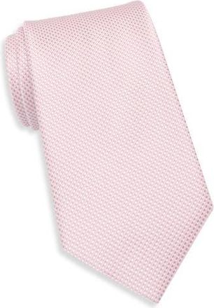 Calvin Klein Esme Solid Birds Eye Tie in Pink at Nordstrom Rack
