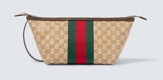 Gucci Gucci Essence Classic GG canvas toiletry bag