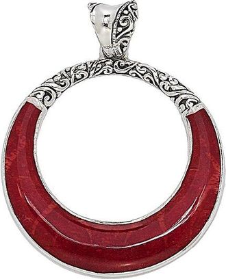 Samuel B. Silver Coral Pendant