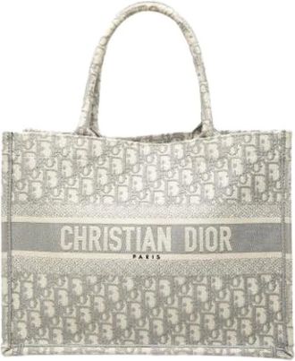 Dior Pre-owned Book Tote - Pre-owned - Mujer - Gris - ONE SIZE