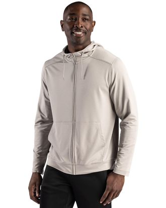 Clique Dash Recycled Mens Full Zip Hooded Sweatshirt