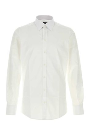 Dolce & Gabbana White Regular Poplin Shirt