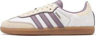 adidas (WMNS) adidas Samba Cream White Mauve Brown IE1417