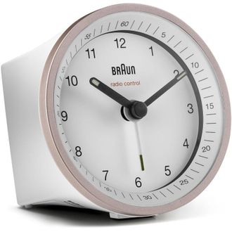 Braun Bc07 Reloj Despertador Anal&oacute;gico Rosa, Blanco - Braun