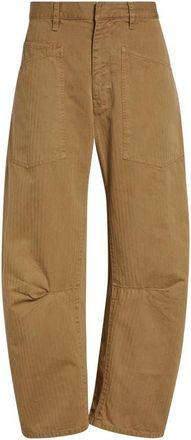 Nili Lotan Shon Stretch Cotton Pants in French Khaki at Nordstrom, Size 00