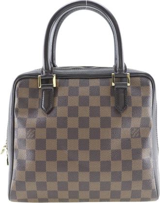 Louis Vuitton Brera Brown Canvas Handbag (Pre-Owned)
