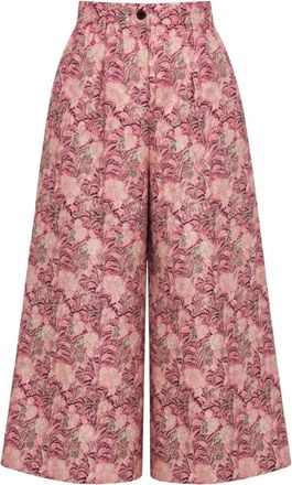 Dolce & Gabbana Cropped Broeken - Dames - Broeken - Roze - Maat: 2XS Katoen