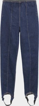 Veronica Beard Lydia High-Rise Stirrup Jeans